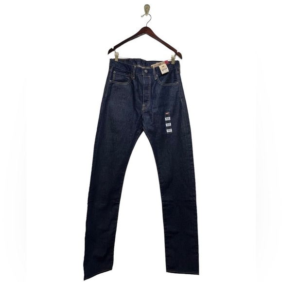 NWT LEVI’S 501 Original Stretch Regular Fit Straight Leg Jeans The Rose 32 - Picture 5 of 10